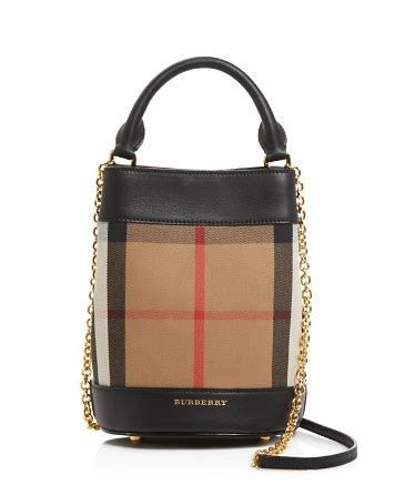 burberry prorsum black handbag check lining|Burberry prorsum bucket bag.